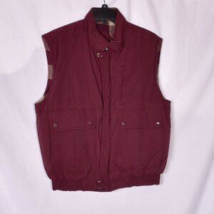 Eagles Ridge Outfitters Men's Plaid Lined Vest Size Medium